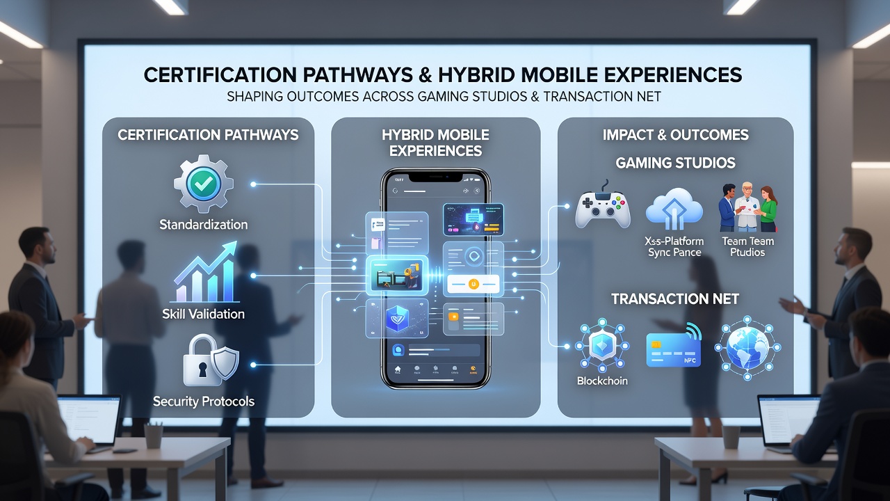 Hybride mobile Erlebnisse durch Zertifizierung in Gaming und Transaktionen